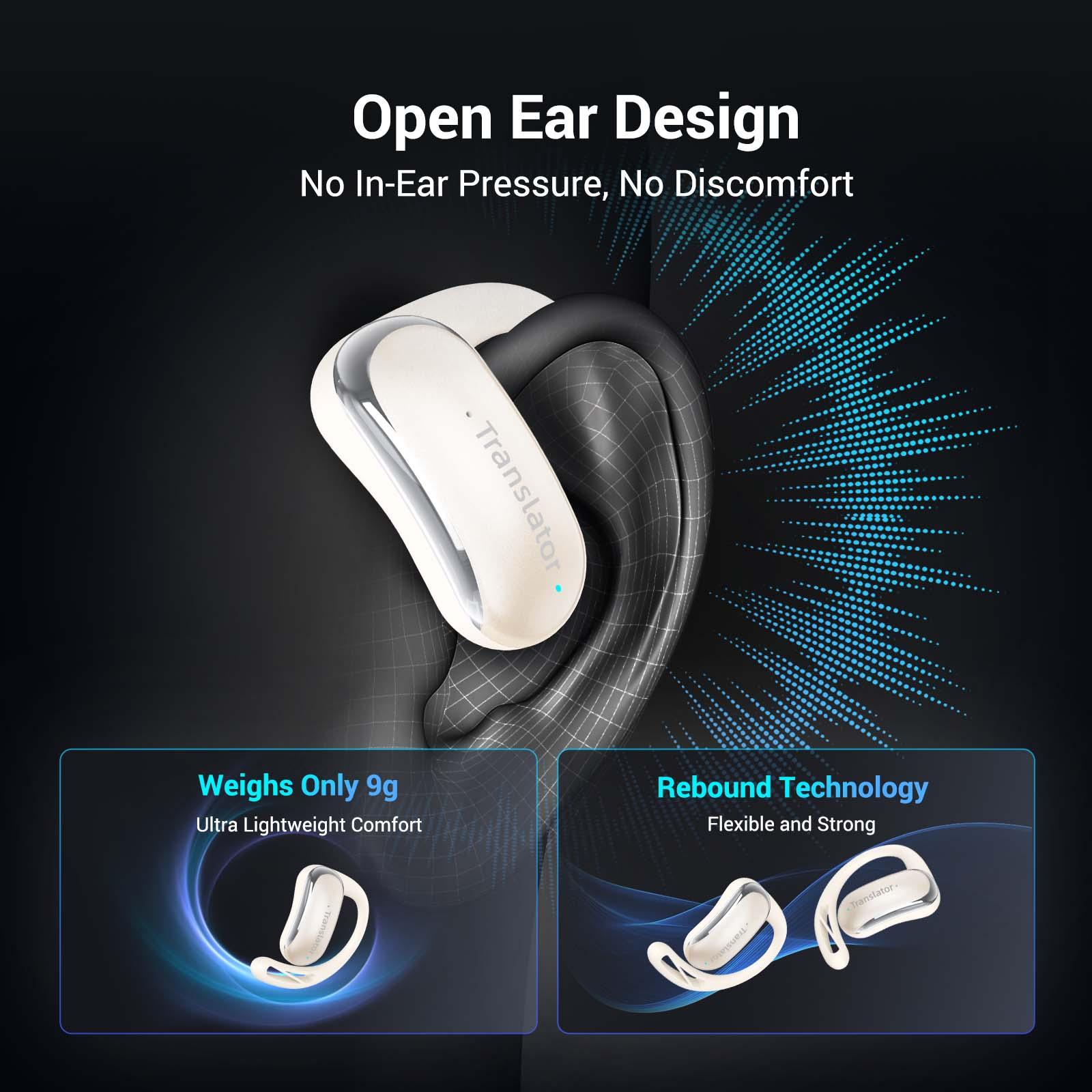 Polyverus® F56 AI Translator Earbuds – Real-Time 144-Language Support